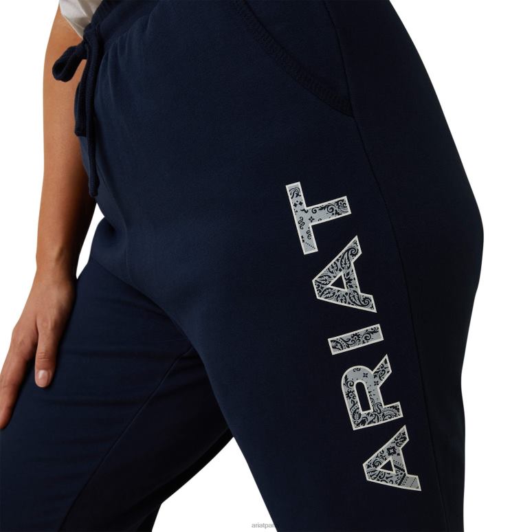 RJ66P2642 vrai jogger Ariat bas éclipse marine femmes