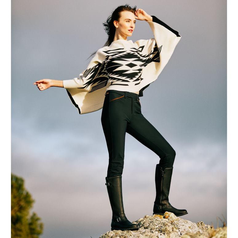 RJ66P2651 pantalon marlow Ariat bas noir femmes