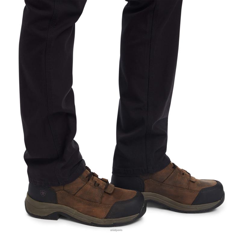RJ66P2666 pantalon à jambe droite résistant en durastretch Ariat bas noir femmes