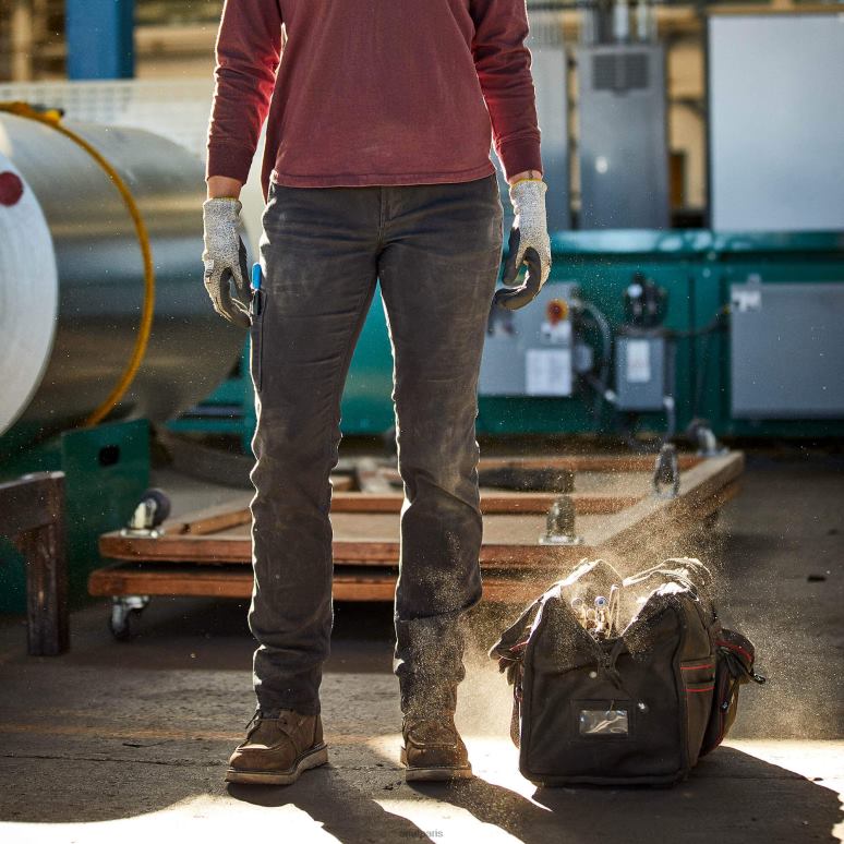 RJ66P2666 pantalon à jambe droite résistant en durastretch Ariat bas noir femmes