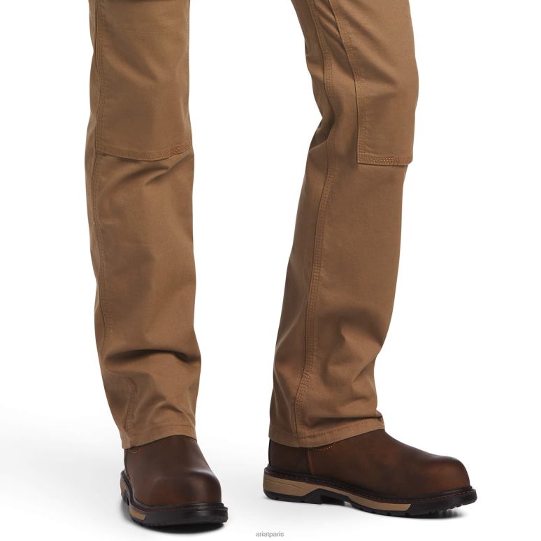RJ66P2669 pantalon double devant résistant en durastretch Ariat bas kaki des champs femmes