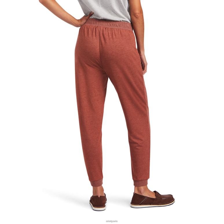 RJ66P2676 jogger en tricot Ariat bas rousse rôtie femmes