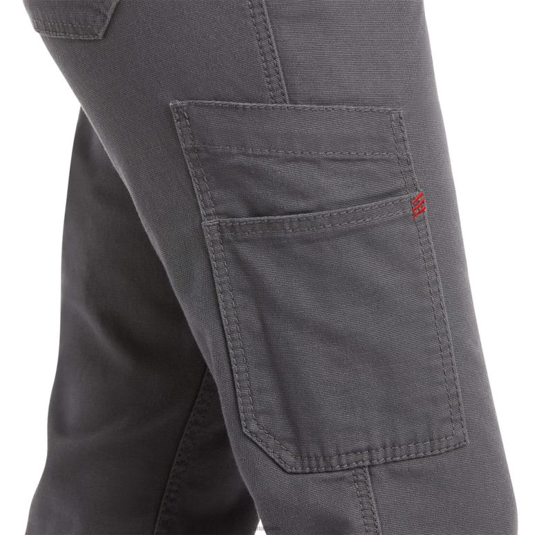 RJ66P2726 Pantalon empilable en toile duralight stretch fr Ariat bas gris fer femmes