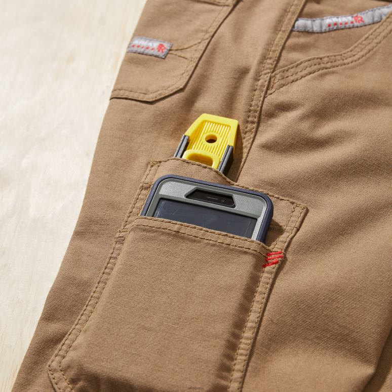 RJ66P2727 Pantalon empilable en toile duralight stretch fr Ariat bas kaki des champs femmes