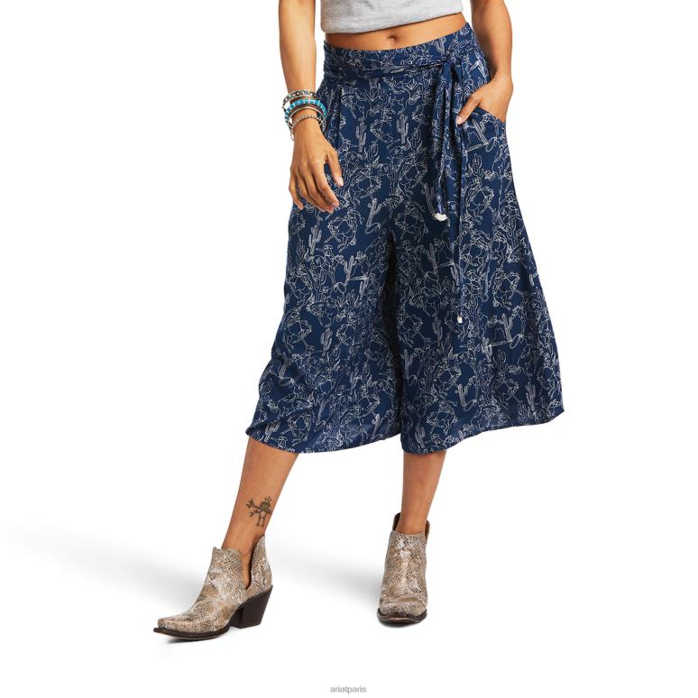 RJ66P2682 Goucho de cheval de tronçonnage Ariat bas impression multiple femmes