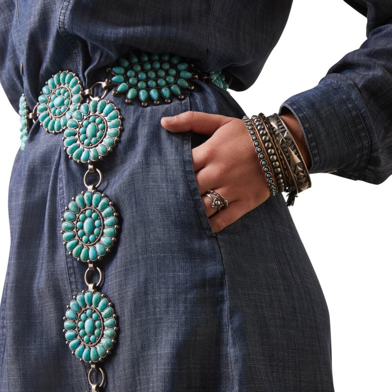 RJ66P3304 robe classique Ariat bas Un jean bleu femmes