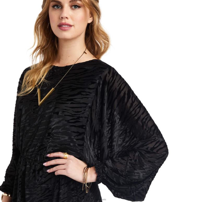 RJ66P3305 robe d'ombre Ariat bas noir femmes