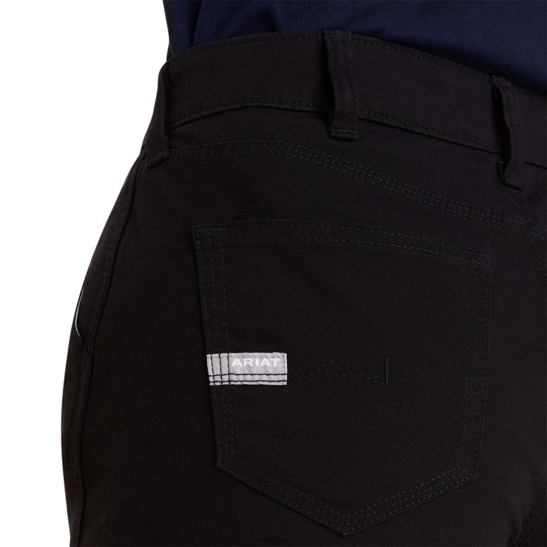 RJ66P2624 barres d'armature durastretch rendues courtes et résistantes Ariat bas noir femmes