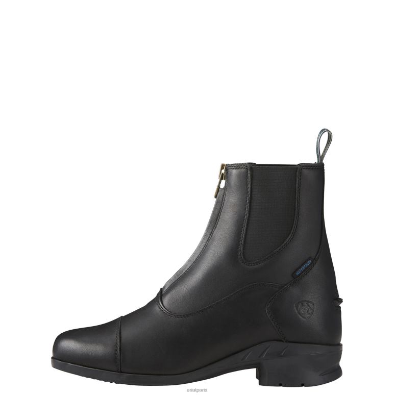 RJ66P2318 botte de paddock imperméable à fermeture éclair Heritage IV Ariat chaussure noir femmes