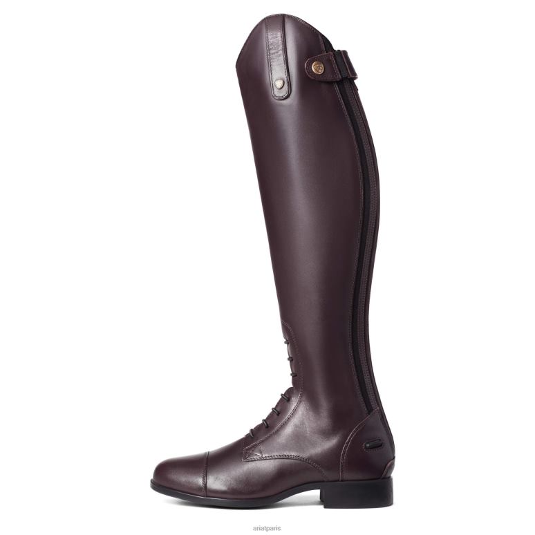 RJ66P2329 botte d'équitation haute à fermeture éclair Heritage Contour II Field Ariat chaussure terre de sienne femmes