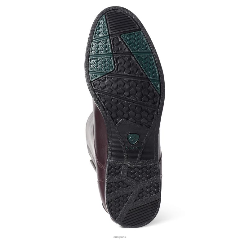 RJ66P2329 botte d'équitation haute à fermeture éclair Heritage Contour II Field Ariat chaussure terre de sienne femmes