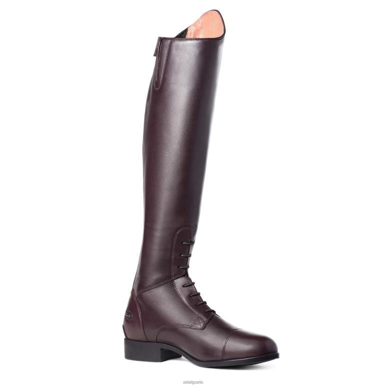 RJ66P2329 botte d'équitation haute à fermeture éclair Heritage Contour II Field Ariat chaussure terre de sienne femmes