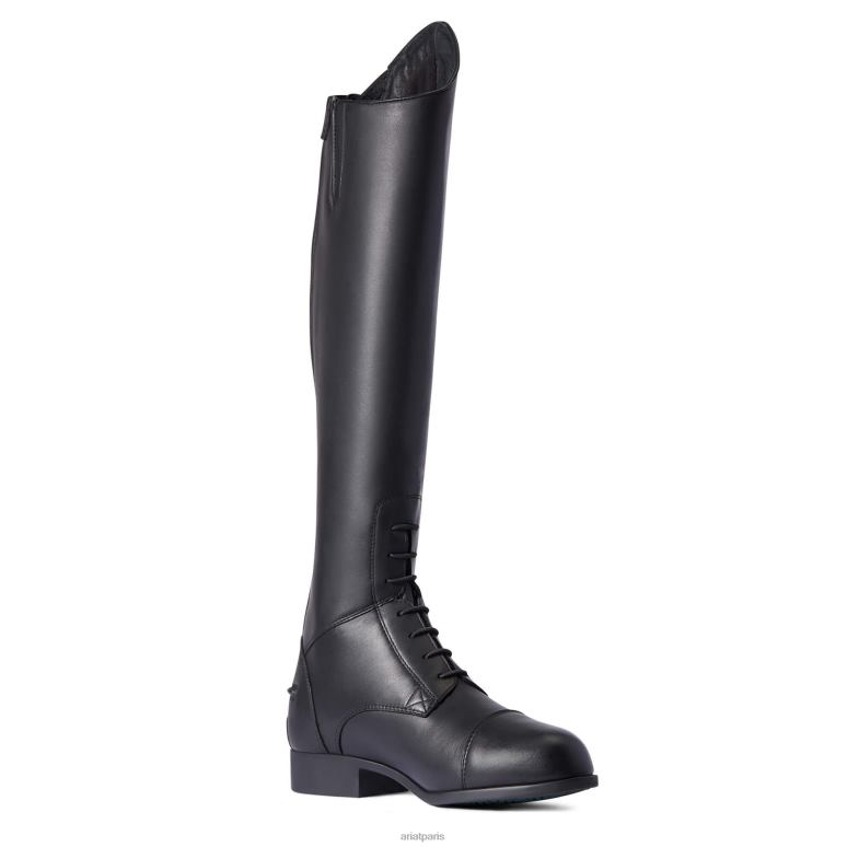 RJ66P2342 Botte d'équitation haute isolée et imperméable Heritage Contour II Ariat chaussure noir femmes