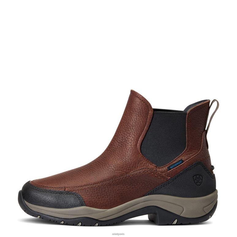 RJ66P2249 botte imperméable terrain blaze Ariat chaussure marron foncé femmes
