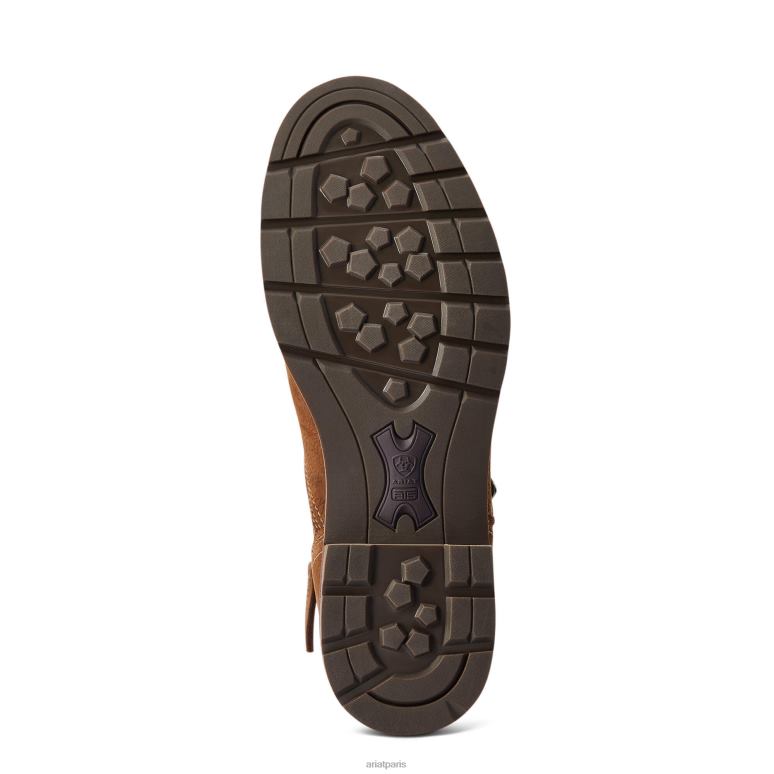 RJ66P2291 botte imperméable savane Ariat chaussure caramel rôti femmes