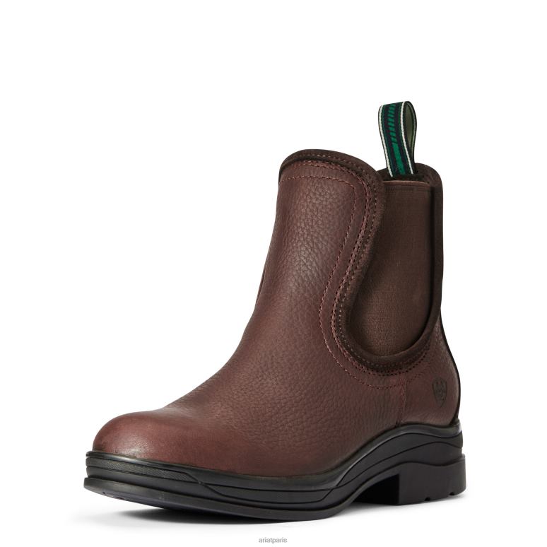 RJ66P2300 botte imperméable keswick Ariat chaussure marron foncé femmes