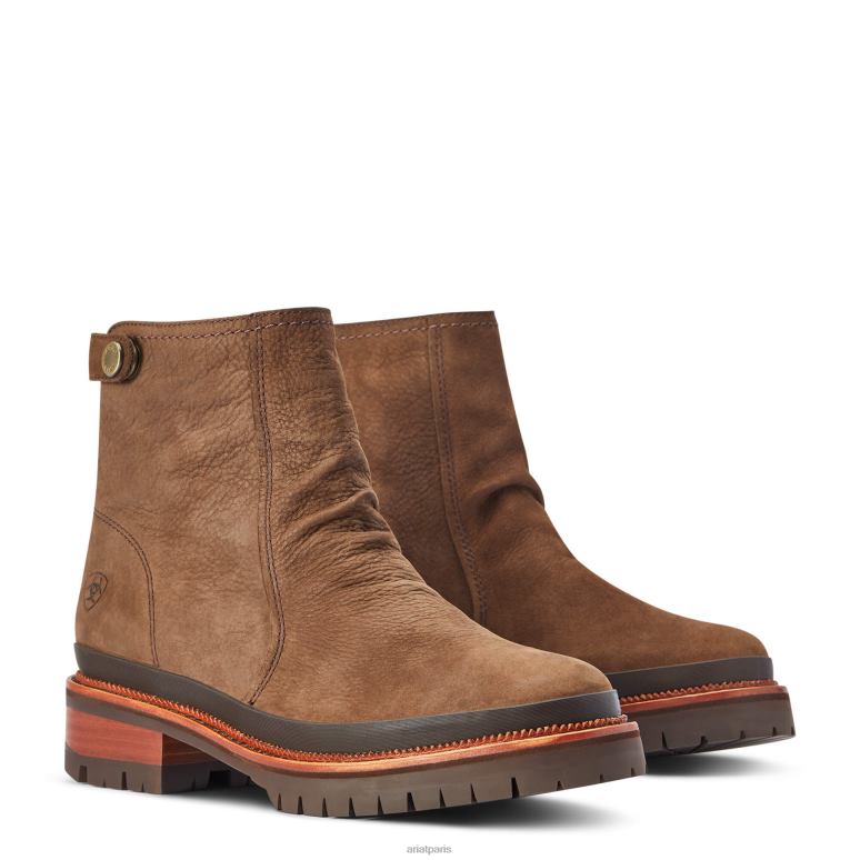 RJ66P2311 leighton étanche Ariat chaussure brun d'orge femmes