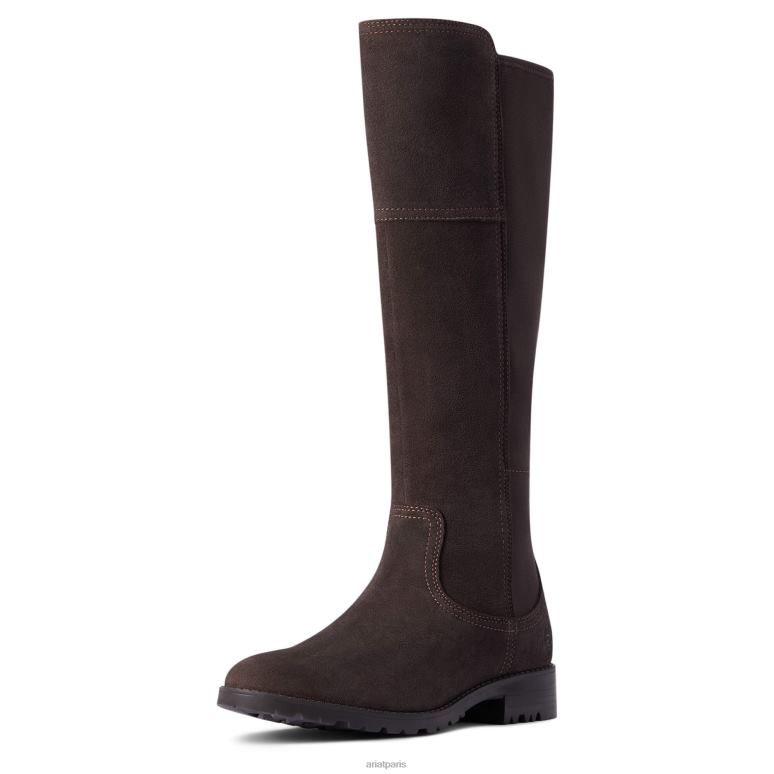 RJ66P2355 botte imperméable Sutton II Ariat chaussure chocolat femmes