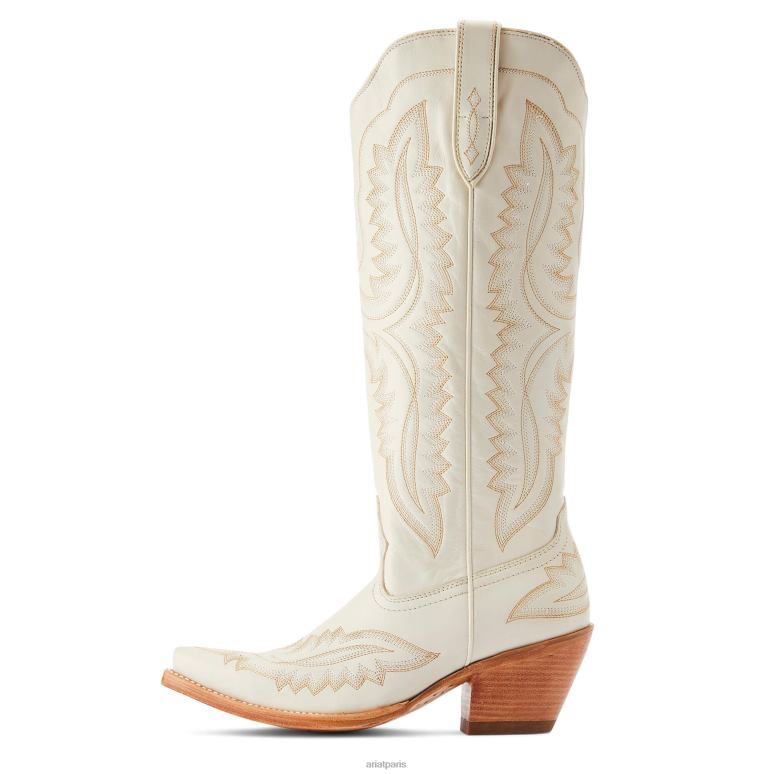 RJ66P2064 botte western casanova Ariat chaussure blanc femmes