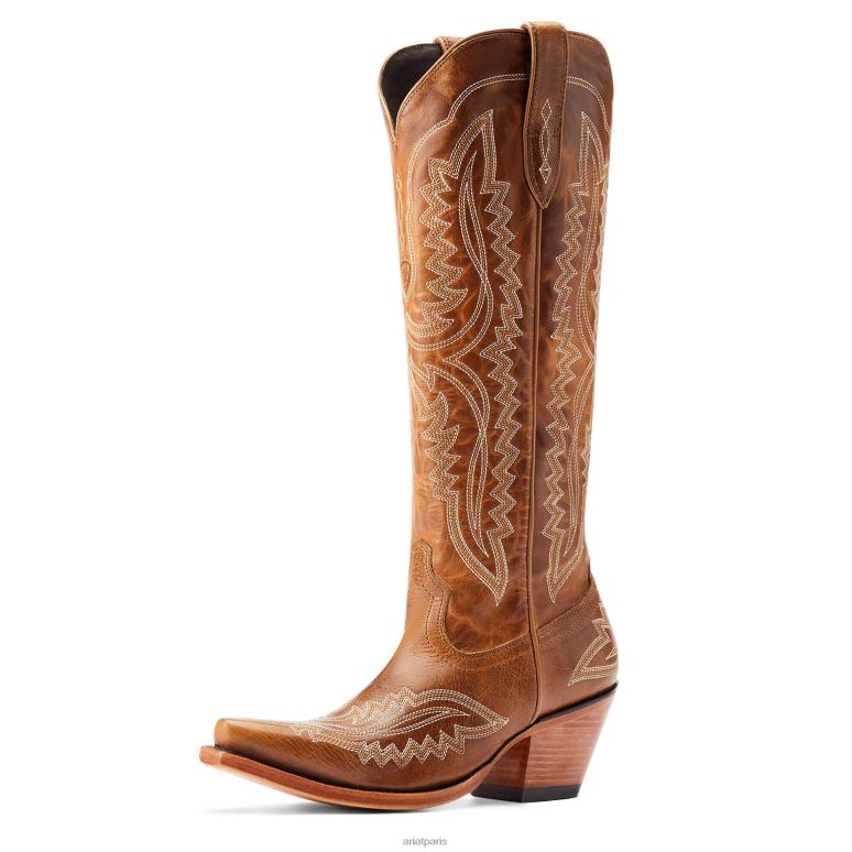 RJ66P2066 botte western casanova Ariat chaussure nuances de grain femmes