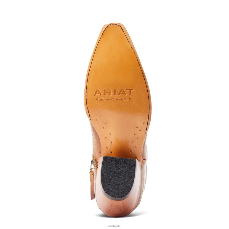 RJ66P2066 botte western casanova Ariat chaussure nuances de grain femmes