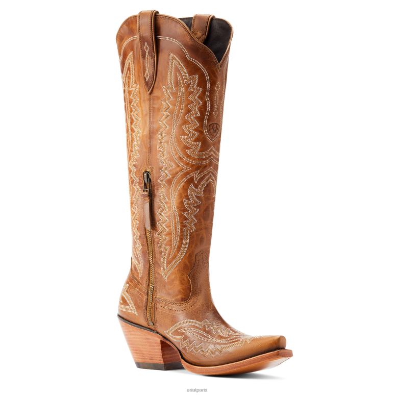RJ66P2066 botte western casanova Ariat chaussure nuances de grain femmes