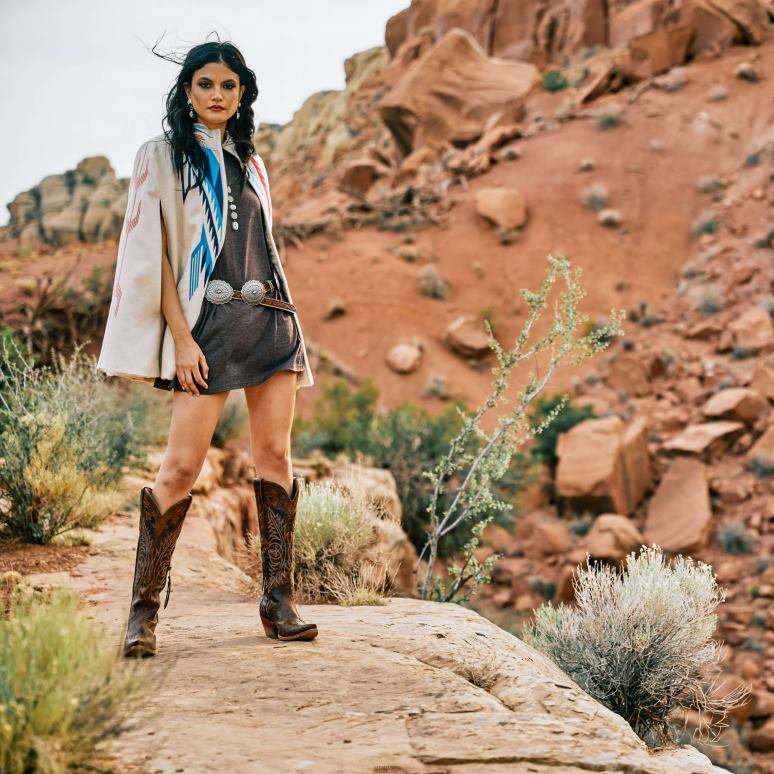 RJ66P2084 botte western geneva stretchfit Ariat chaussure seigle femmes