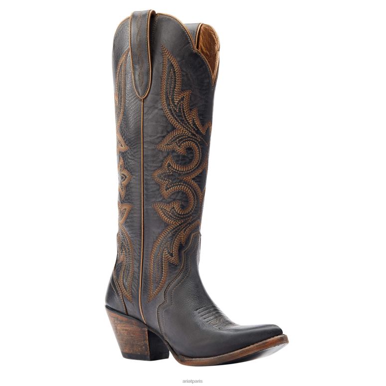 RJ66P2085 botte western belinda stretchfit Ariat chaussure bédouin noir femmes