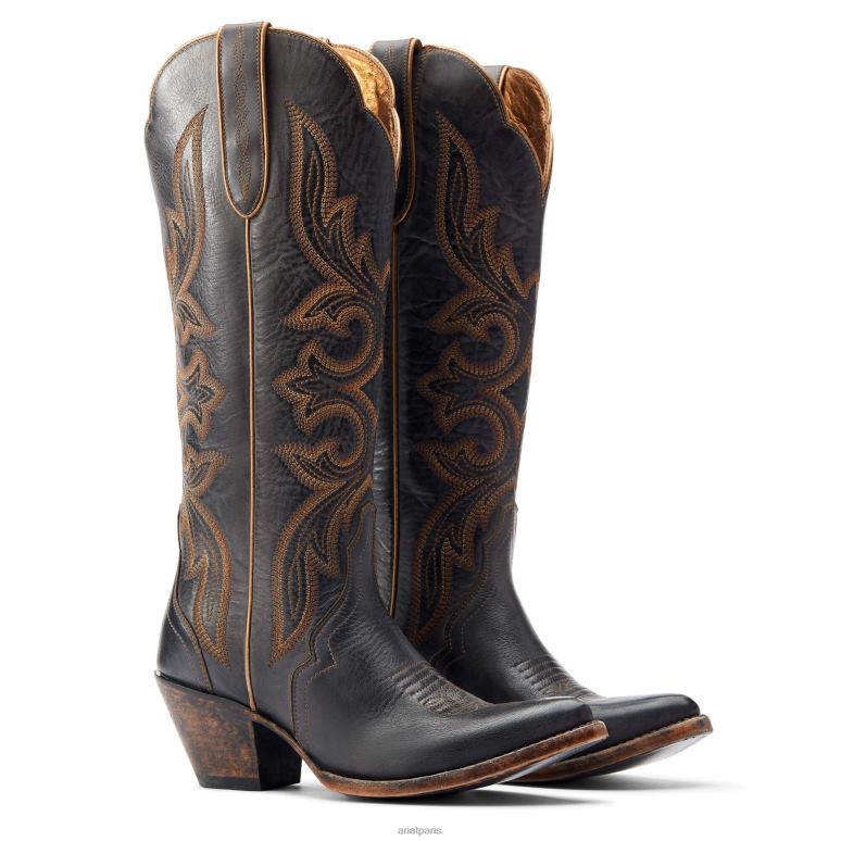 RJ66P2085 botte western belinda stretchfit Ariat chaussure bédouin noir femmes