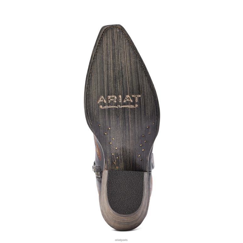 RJ66P2087 botte western casanova Ariat chaussure brooklyn noir femmes