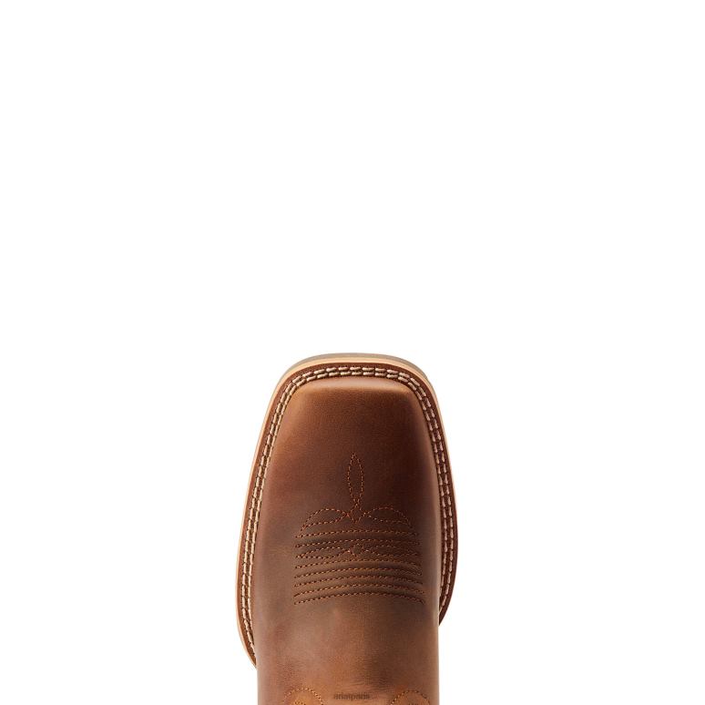 RJ66P2088 botte western hybride rancher venttek 360 degrés Ariat chaussure bronzage en détresse femmes