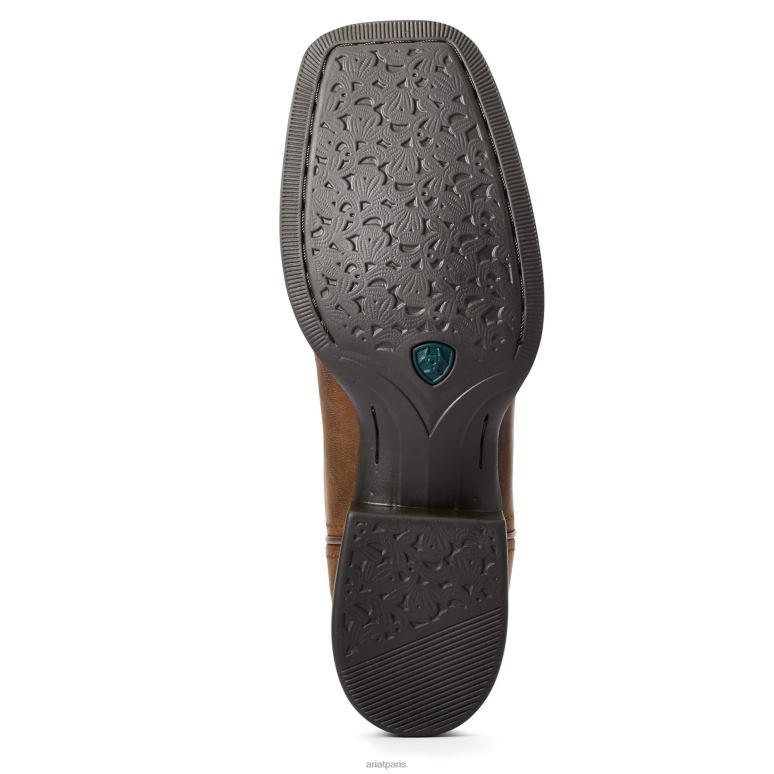 RJ66P2092 Round Up Bliss botte western Ariat chaussure brun impertinent femmes