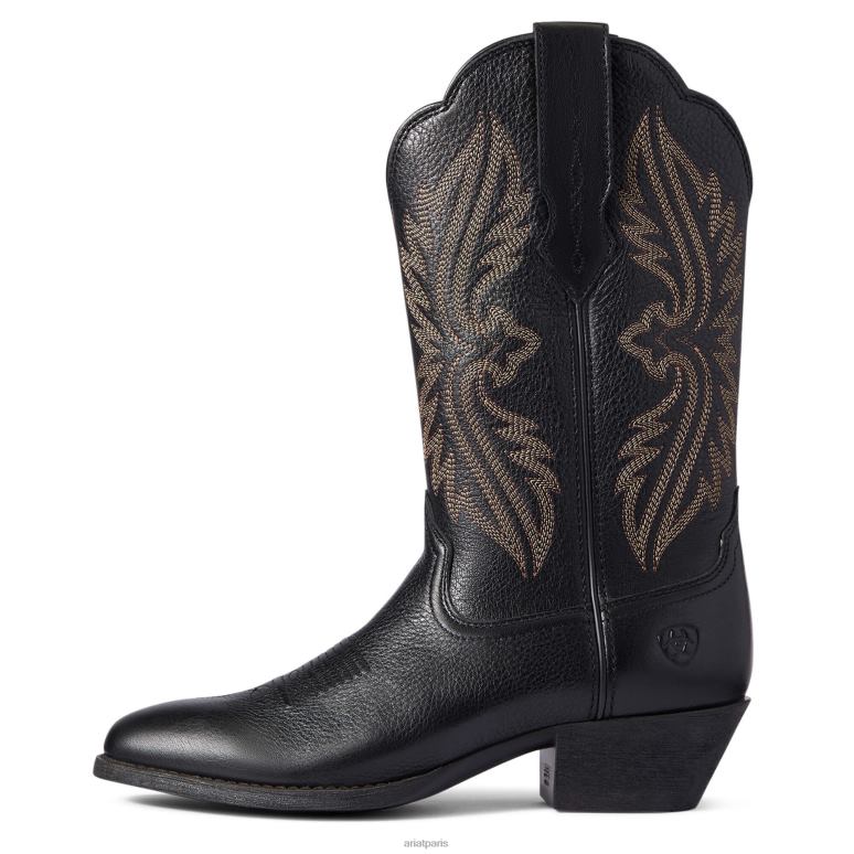 RJ66P2094 botte western stretch à bout Heritage R Ariat chaussure cerf noir femmes