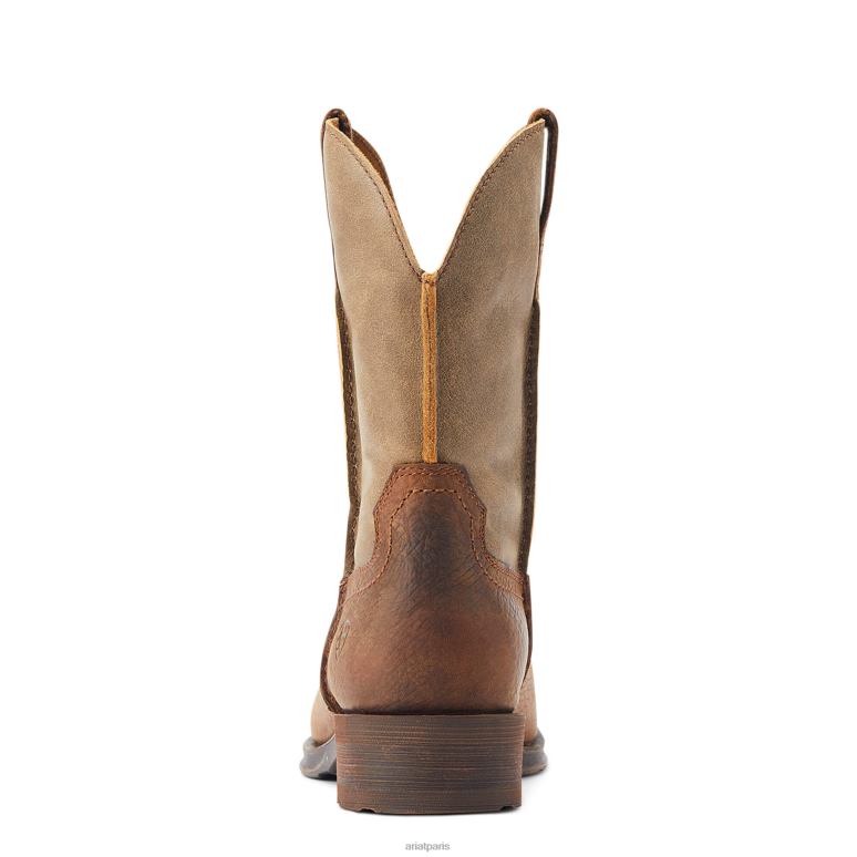 RJ66P2100 botte western randonneur Ariat chaussure bombardier marron femmes