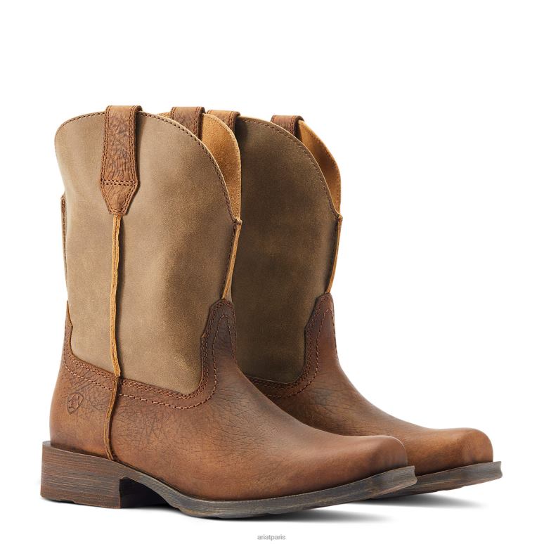 RJ66P2100 botte western randonneur Ariat chaussure bombardier marron femmes