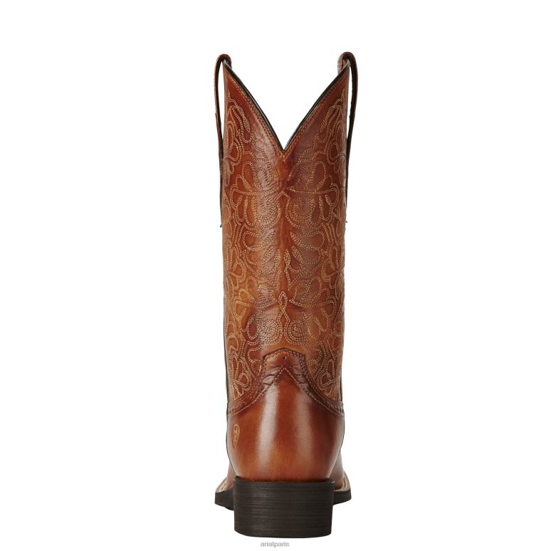 RJ66P2108 arrondir la botte western remuda Ariat chaussure naturellement riche femmes