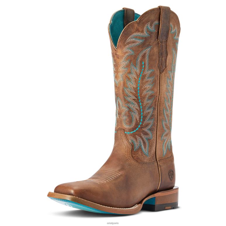 RJ66P2123 Botte western Frontier Tilly Ariat chaussure bronzage de rodéo femmes