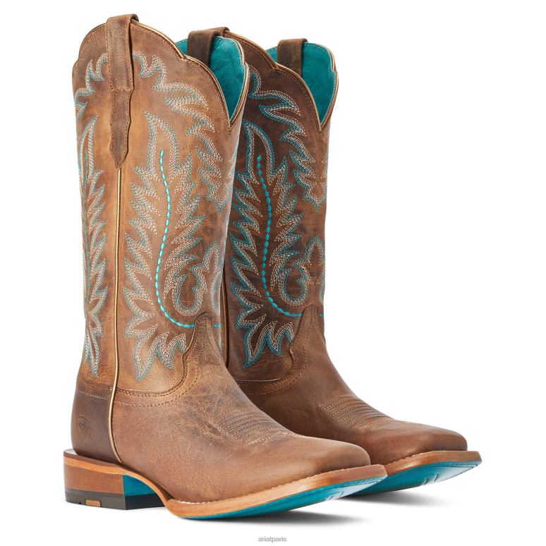 RJ66P2123 Botte western Frontier Tilly Ariat chaussure bronzage de rodéo femmes