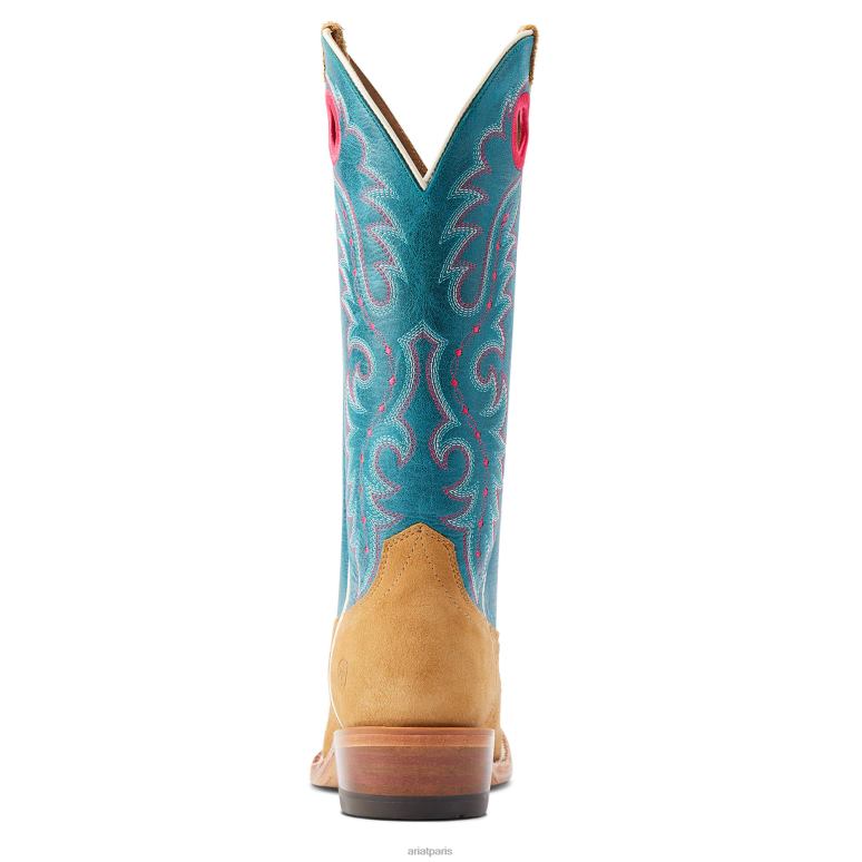 RJ66P2129 botte western futurity boon Ariat chaussure ébauche en peau de daim femmes
