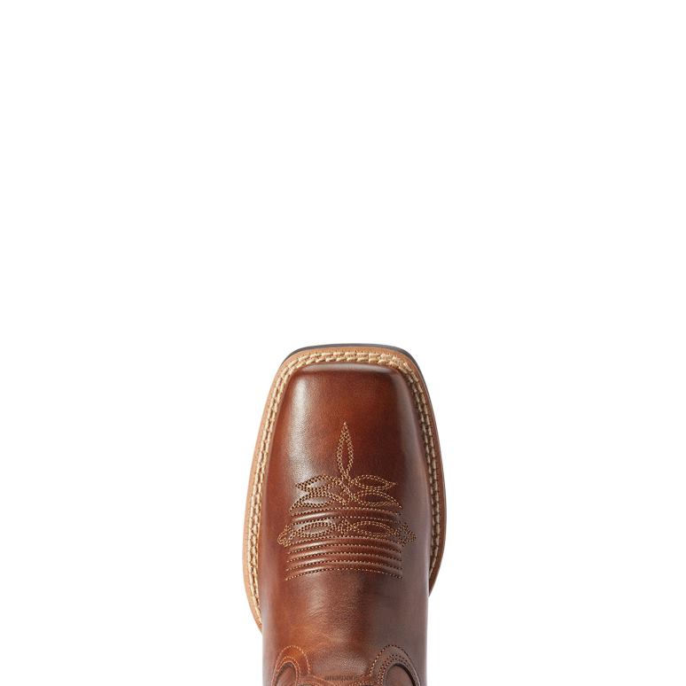 RJ66P2134 botte western rockdale Ariat chaussure marron naturellement vieilli femmes