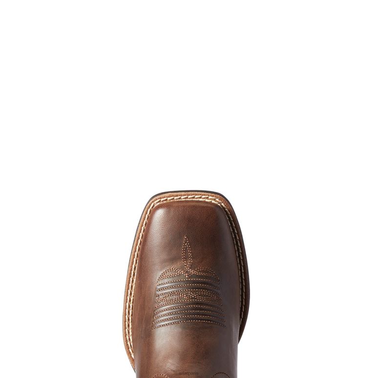 RJ66P2136 botte western en direction ouest Ariat chaussure brun impertinent femmes