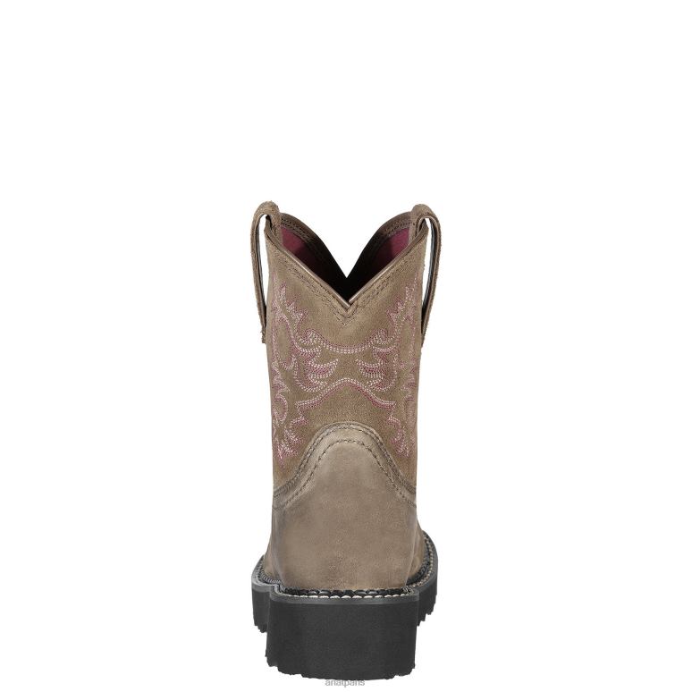 RJ66P2137 botte western fatbaby Ariat chaussure bombardier marron femmes