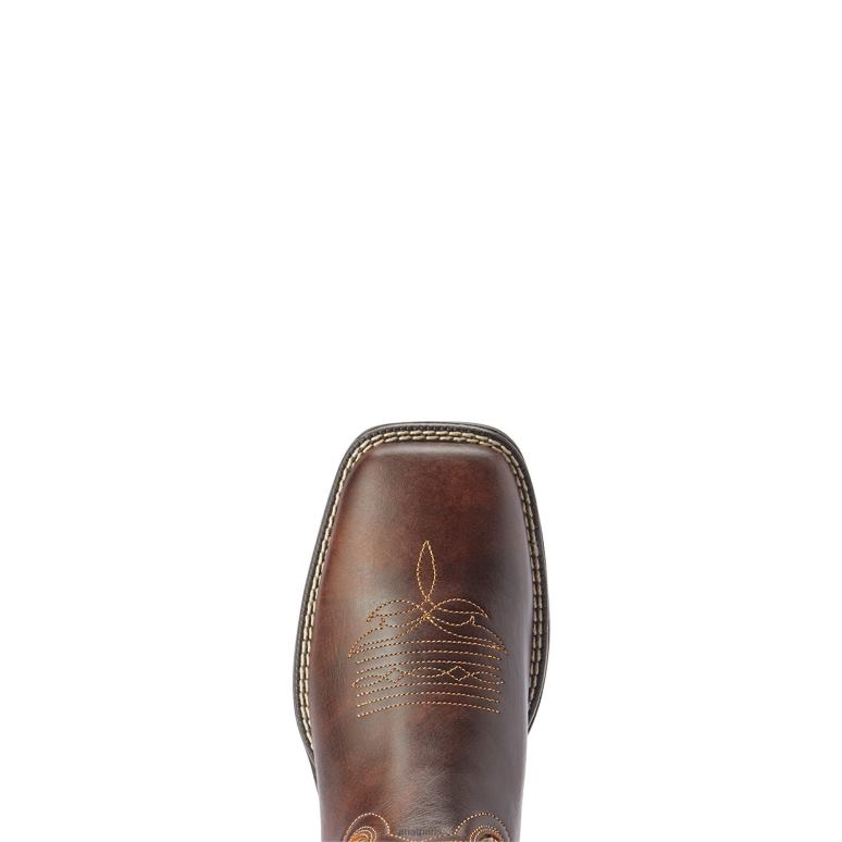 RJ66P2148 botte western de la savane hymne Ariat chaussure argile riche femmes