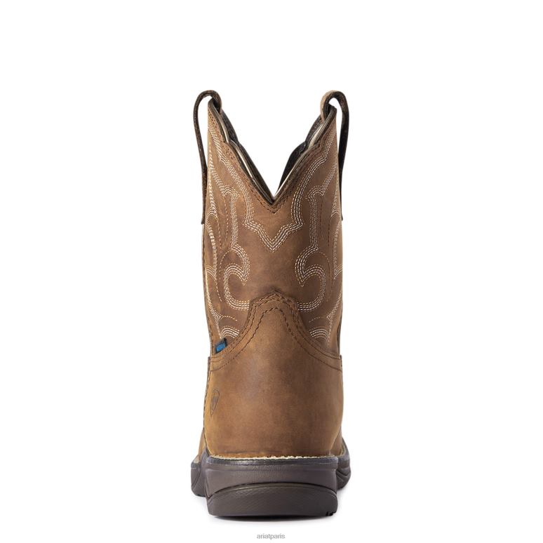 RJ66P2149 Anthem Shortie II - Botte western imperméable Ariat chaussure marron vieilli femmes