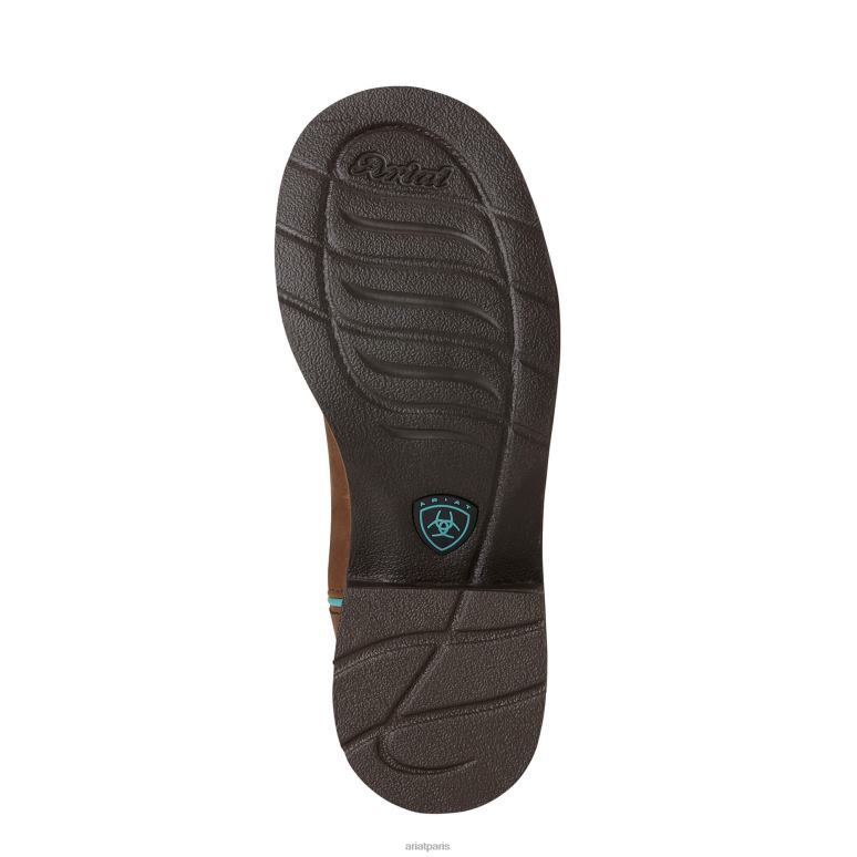 RJ66P2150 botte western fatbaby patrimoine Ariat chaussure marron vieilli/fudge femmes