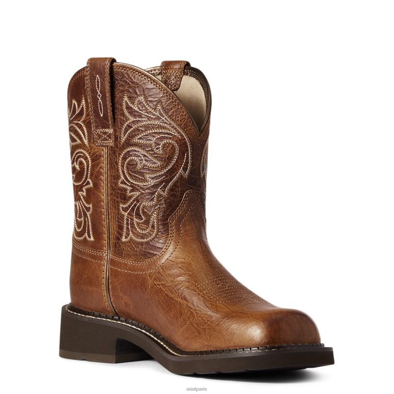 RJ66P2162 botte western fatbaby Heritage Mazy Ariat chaussure chalet craquelé femmes