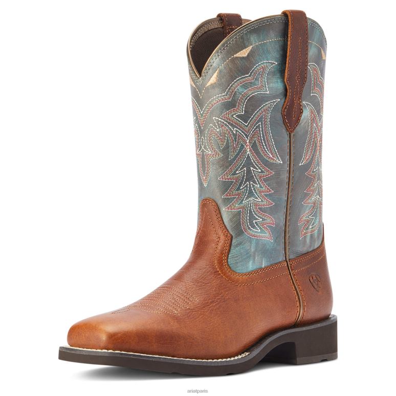 RJ66P2164 botte western Delilah Ariat chaussure cidre épicé femmes