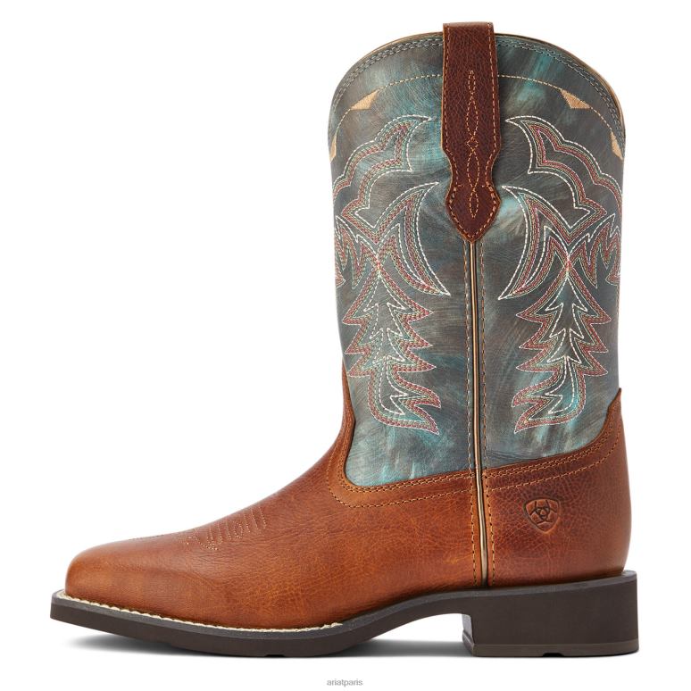 RJ66P2164 botte western Delilah Ariat chaussure cidre épicé femmes