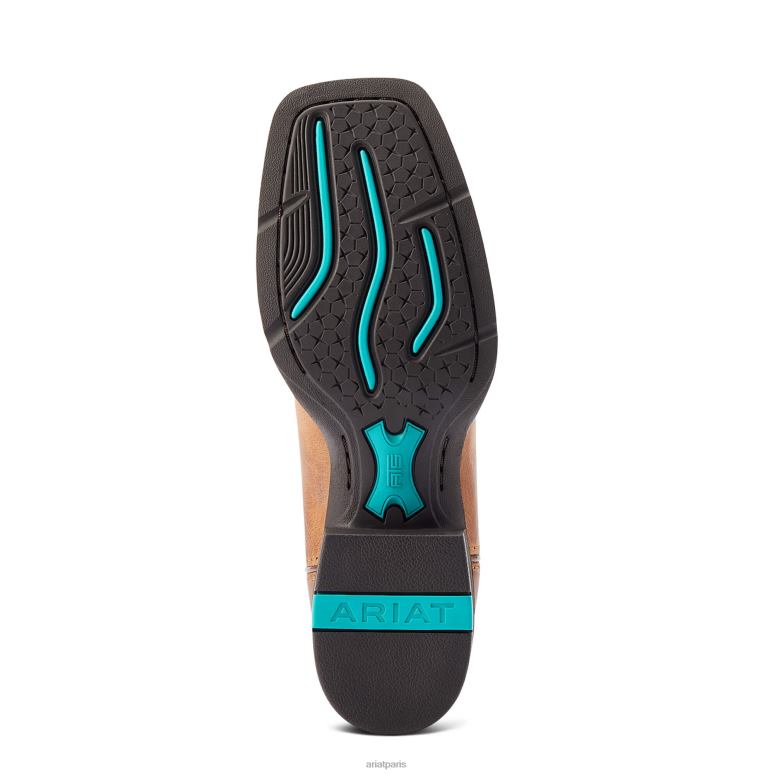 RJ66P2185 botte western zippée à l'arrière Ariat chaussure sable du désert femmes