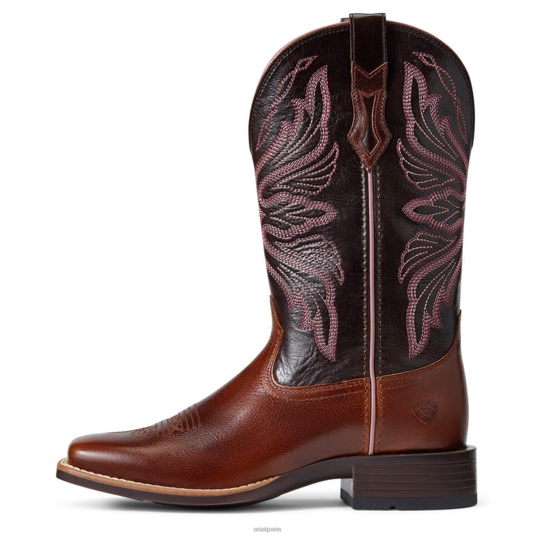 RJ66P2189 botte western Edgewood Ariat chaussure bagages sombres femmes